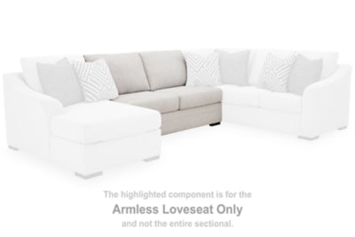 Koralynn Armless Loveseat