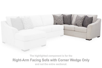 Koralynn Right-Arm Facing Sofa with Corner Wedge
