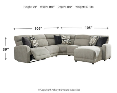 Colleyville 6-Piece Power Reclining Sectional with Chaise