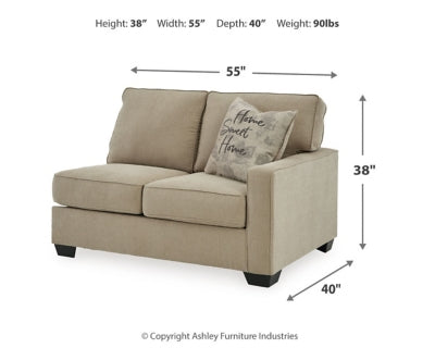 Lucina Right-Arm Facing Loveseat