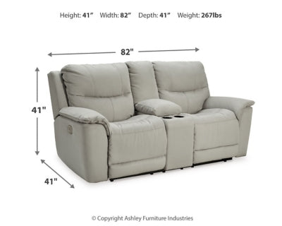 Next-Gen Gaucho Power Reclining Loveseat with Console
