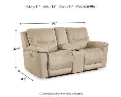 Next-Gen Gaucho Power Reclining Loveseat with Console