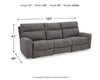 Next-Gen DuraPella 3-Piece Power Reclining Sectional Sofa