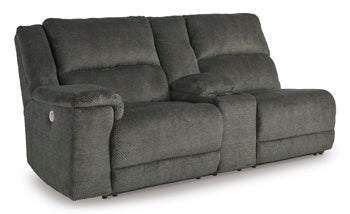 Keensburg Left-Arm Facing Power Reclining Loveseat with Console