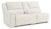 Keensburg Left-Arm Facing Power Reclining Loveseat with Console