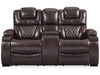 Warnerton Power Reclining Loveseat with Console
