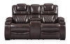 Warnerton Power Reclining Loveseat with Console