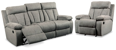 Mitchiner Reclining Sofa with Recliner
