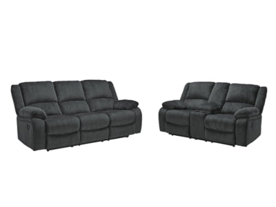 Draycoll Reclining Sofa and Loveseat