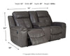 Jesolo Reclining Loveseat with Console