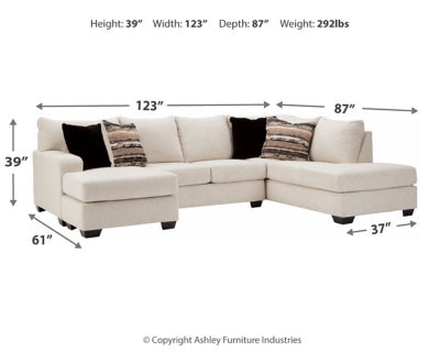 Cambri 2-Piece Sectional with Chaise