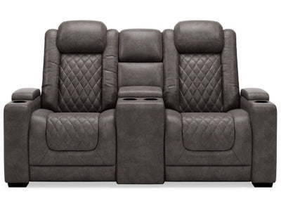 HyllMont Power Reclining Loveseat with Console