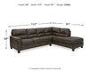 Navi 2-Piece Sectional with Chaise