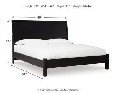 Danziar King Panel Bed