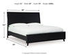 Danziar King Panel Bed