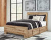 Hyanna Queen Panel Bed with 2 Side Storage