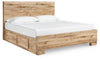 Hyanna King Panel Bed with 2 Side Storage