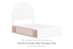 Wistenpine Twin/Full Under Bed Storage