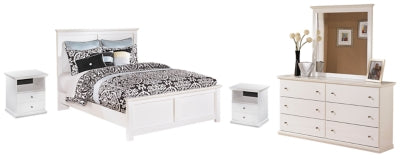 Bostwick Shoals Queen Panel Bed, Dresser, Mirror and 2 Nightstands