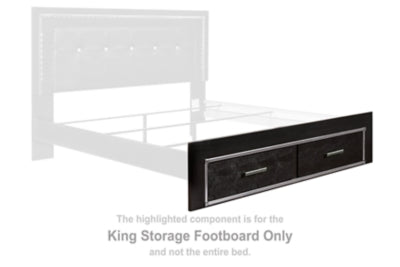Kaydell King Storage Footboard