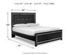 Kaydell Queen Upholstered Panel Bed