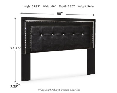 Kaydell King/California King Upholstered Panel Headboard