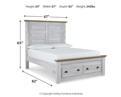 Haven Bay Queen Panel Storage Bed