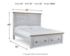 Haven Bay King Panel Storage Bed