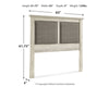Cambeck King Upholstered Panel Headboard