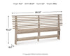 Hasbrick King Slat Headboard