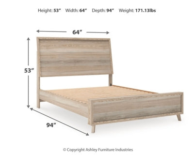 Hasbrick Queen Panel Bed