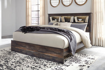 Drystan King/California King Bookcase Headboard