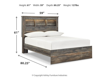 Drystan Full Bookcase Bed
