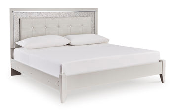 Zyniden King Upholstered Panel Headboard