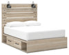 Senbry Queen Panel Bed with Storage