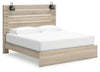 Senbry King Panel Bed with Storage