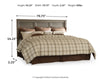 Juararo King/California King Panel Headboard