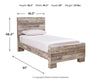 Effie Twin Panel Bed