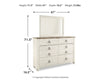 Willowton Dresser and Mirror