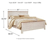 Willowton King Panel Bed