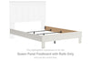 Linnocreek Queen Panel Footboard with Rails