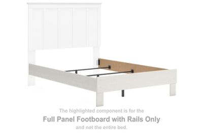 Linnocreek Full Panel Footboard with Rails