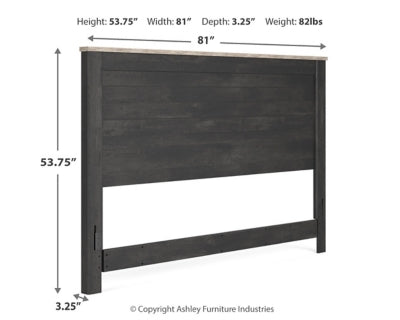 Nanforth King/California King Panel Headboard