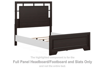 Covetown Full Panel Headboard/Footboard and Slats