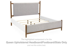 Lyncott Queen Upholstered Headboard/Footboard/Slats