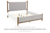 Lyncott Queen Upholstered Headboard/Footboard/Slats