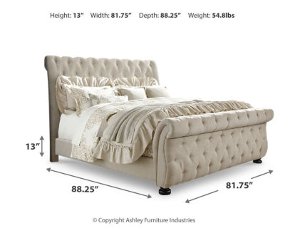 Willenburg California King Upholstered Rails