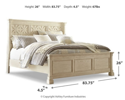 Bolanburg King/California King Panel Footboard
