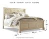 Bolanburg King/California King Panel Footboard