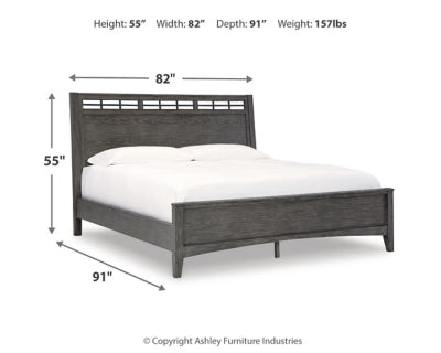 Montillan King Panel Bed